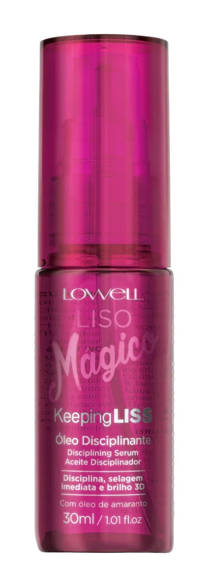 Lowell Liso Mágico Óleo Disciplinante 30ml - Ilha dos cosméticos