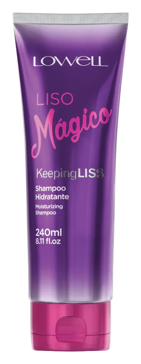 Lowell Liso Mágico Shampoo Hidrantante 240ml - Ilha dos cosméticos