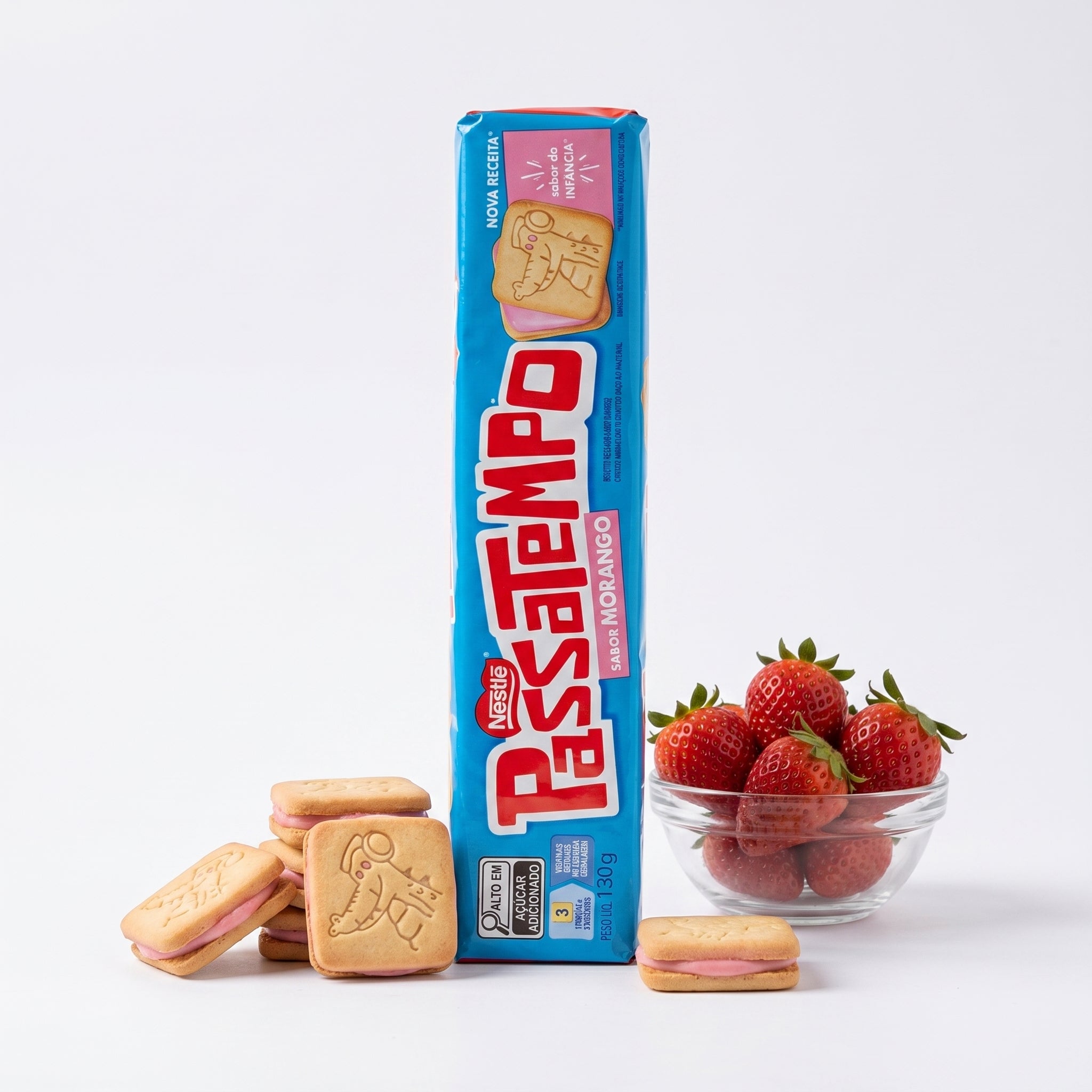Nestlé Passatempo Sabor Morango 130g