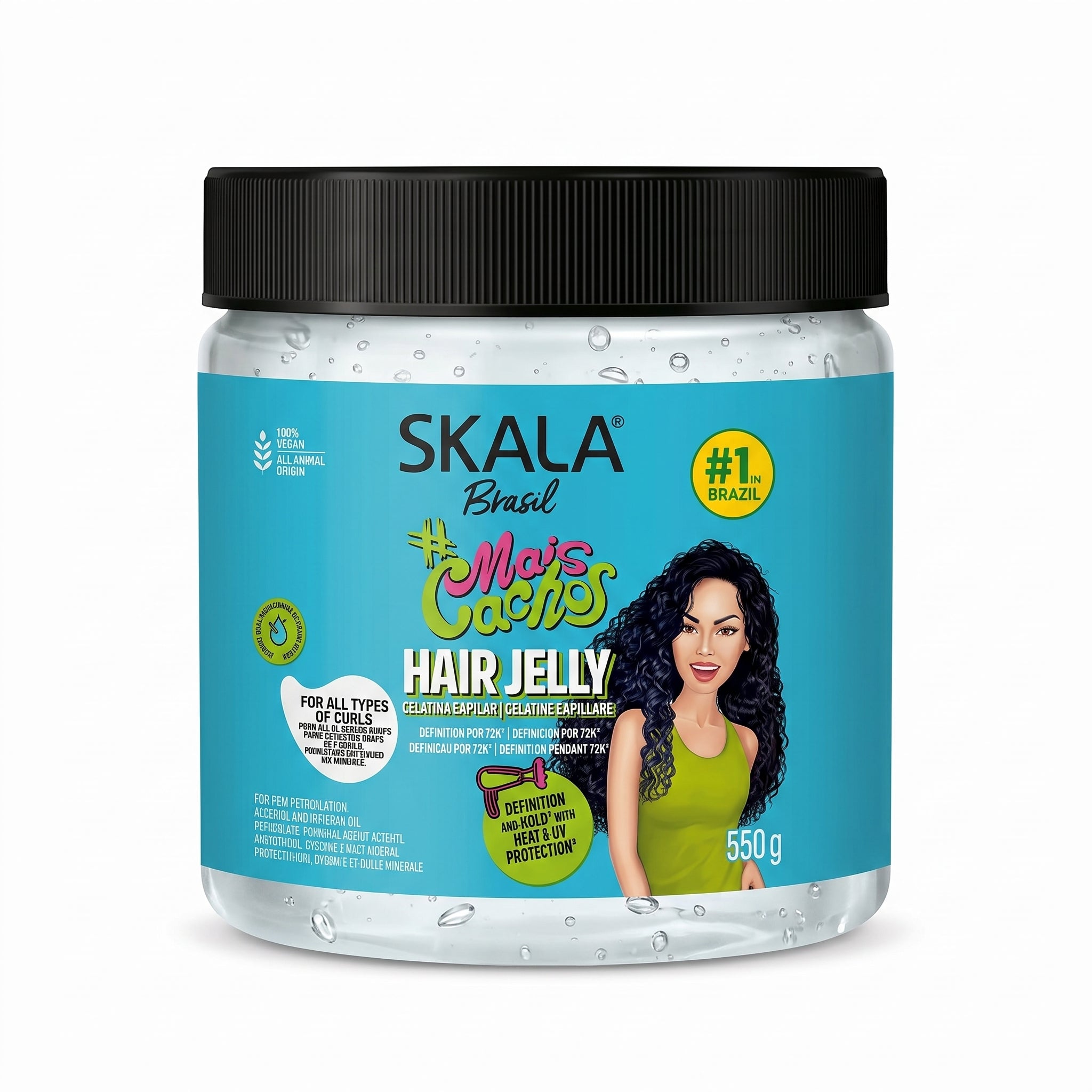 Skala #MaisCachos Hair Jelly Gelatina Capilar 550g