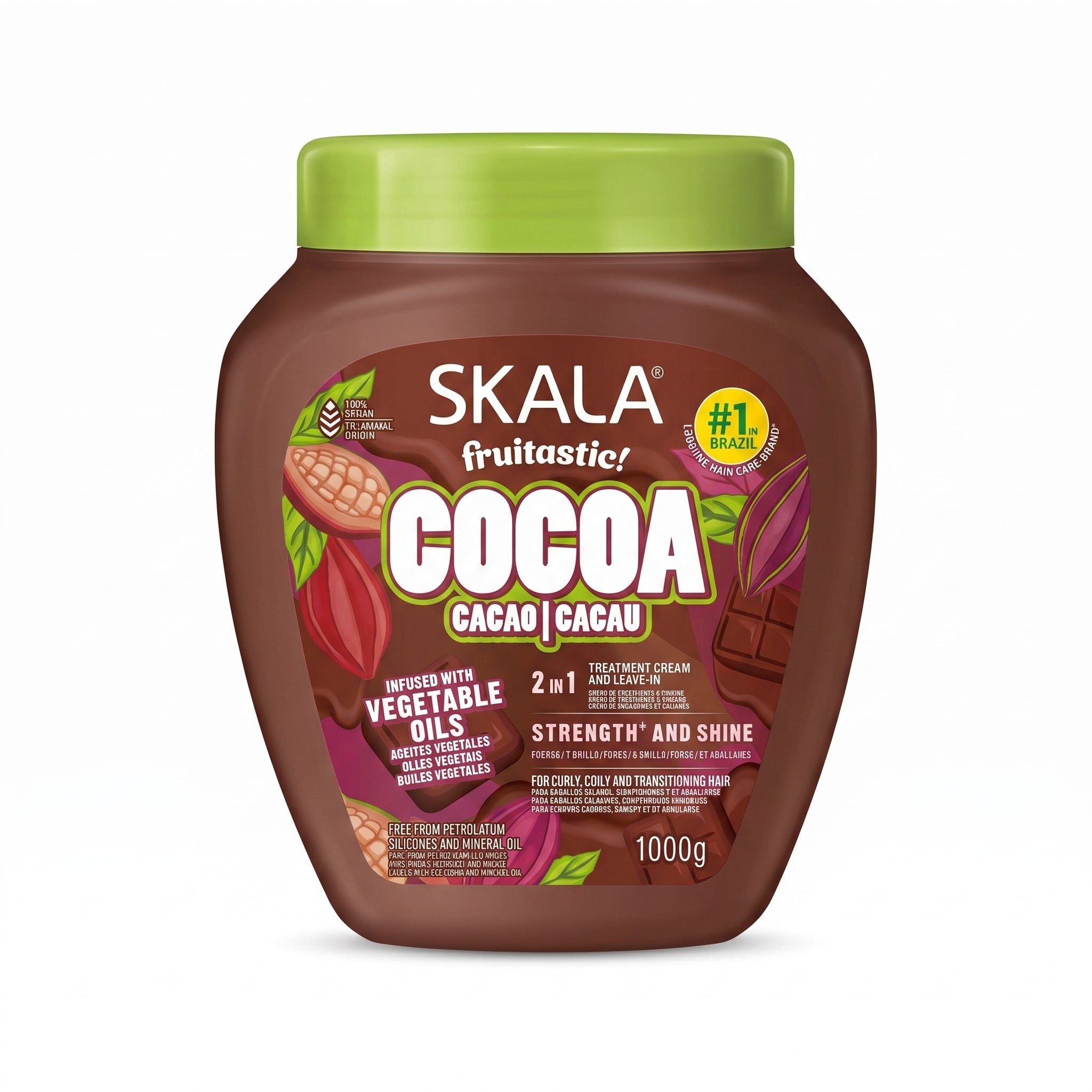 Skala Fruitastic Cacau Creme de Tratamento & Leave-in 1000g
