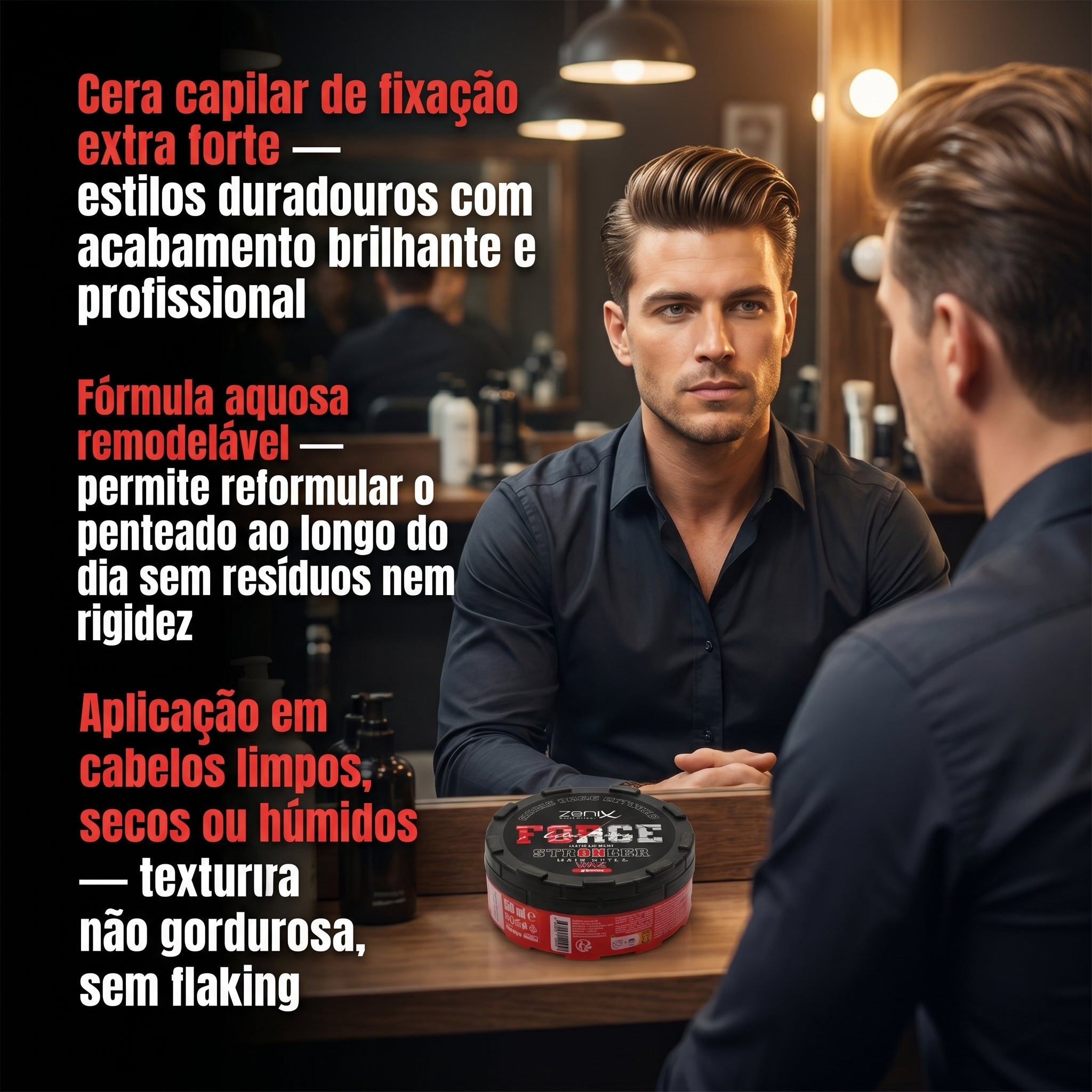 Zenix Professional Force Extra Strong Hair Style Wax 150ml