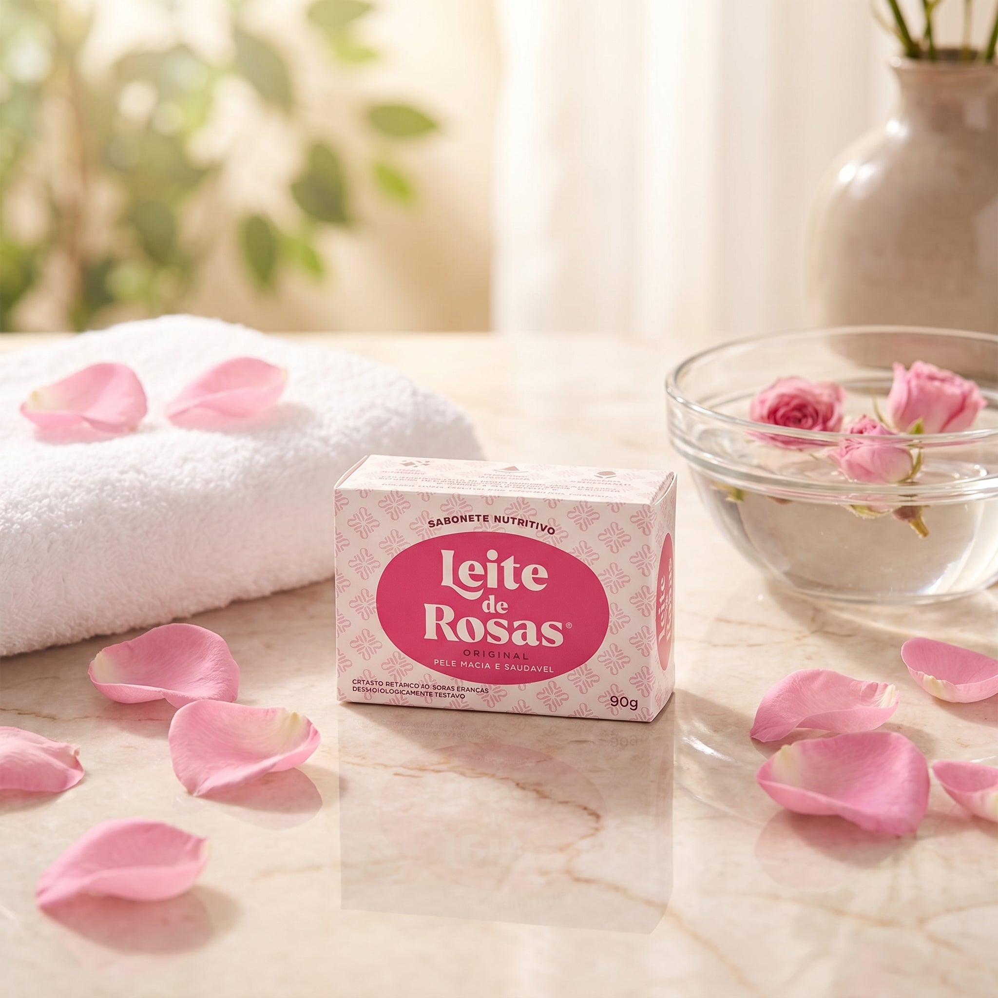 Leite de Rosas Original Sabonete Nutritivo 90g