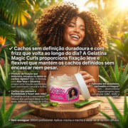 Dona Flora Magic Curls Gelatina Capilar Definição & Flexibilidade 500ml