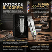 RickiParodi Metalica Máquina de Contornos Sem Fio 6.400RPM