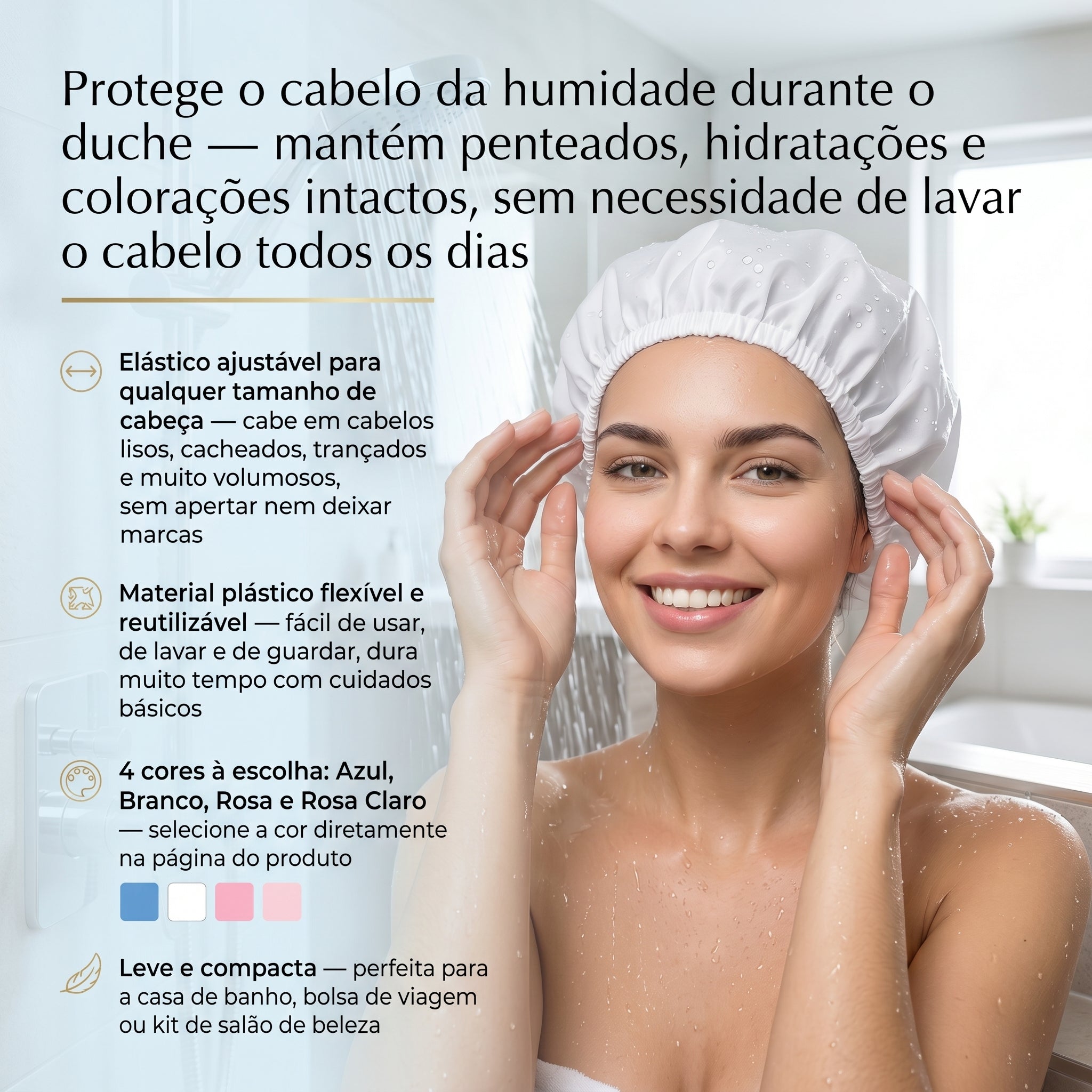 Mareb Touca de Duche Plástica