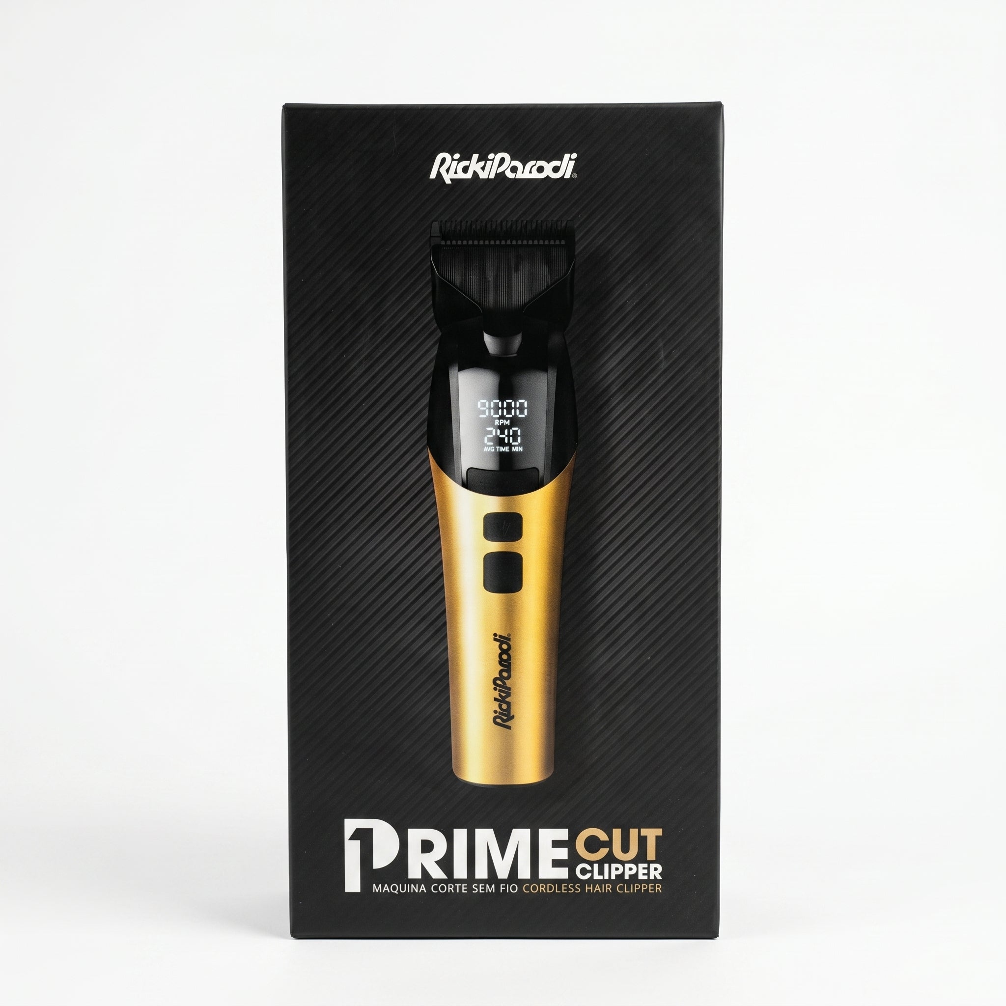 RickiParodi Prime Cut Clipper Máquina de Corte Sem Fio 9.000RPM