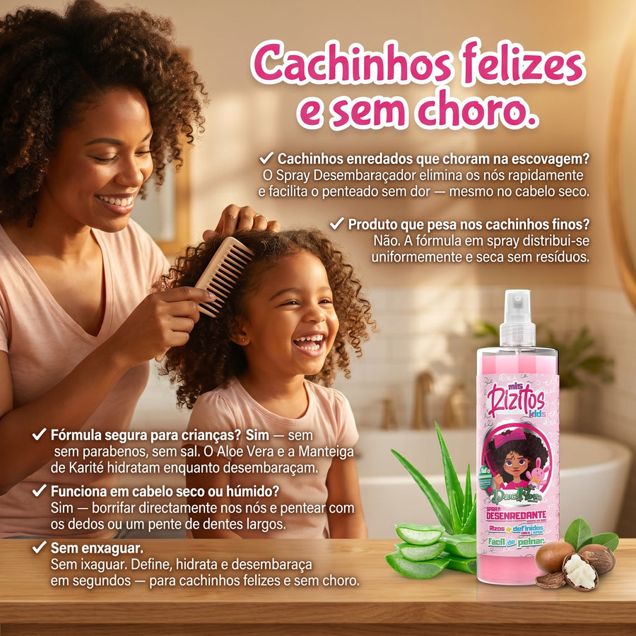 Dona Flora Kids Meus Cachinhos Spray Desembaraçador 500ml