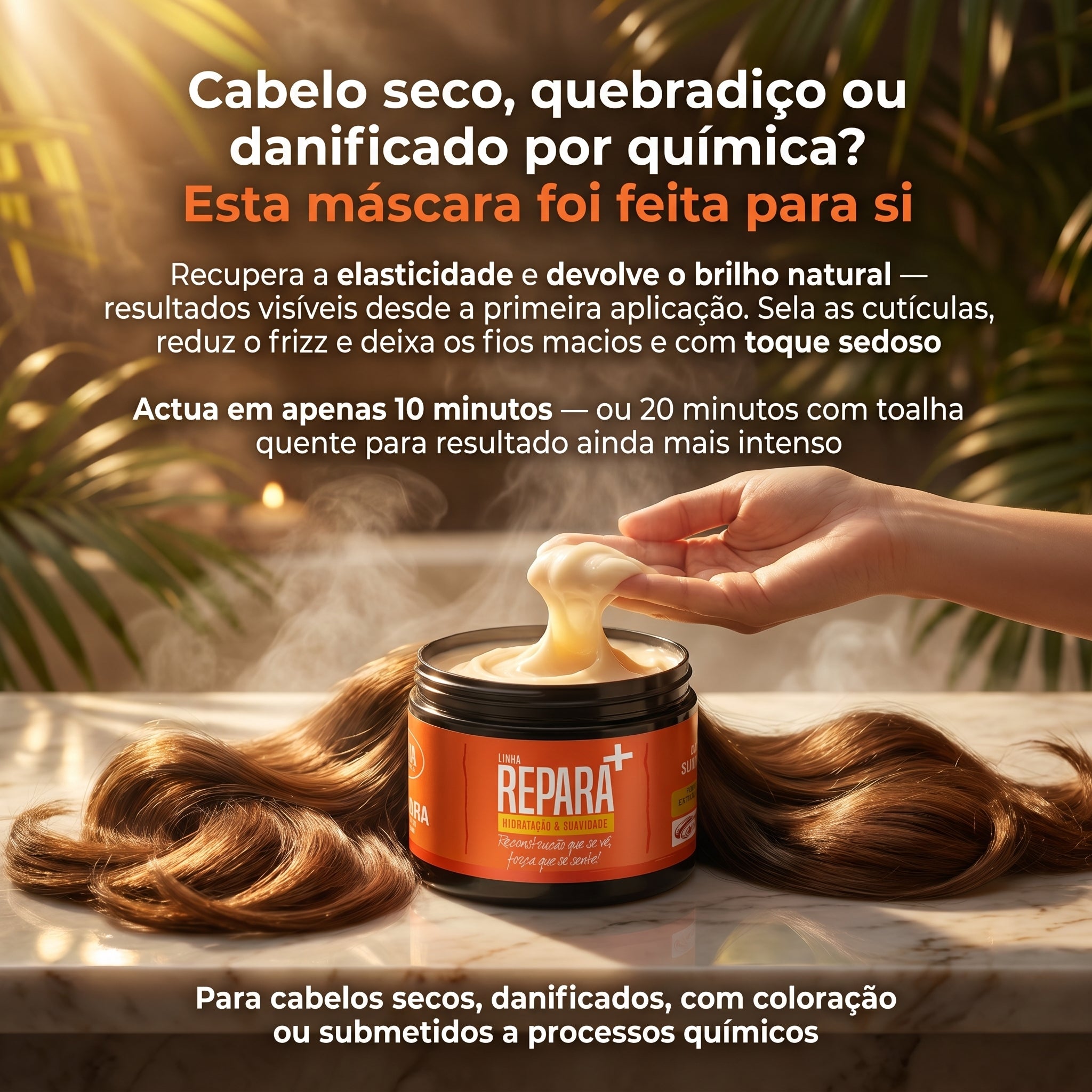 Bamba Repara+ Máscara Capilar Hidratação & Suavidade 500ml