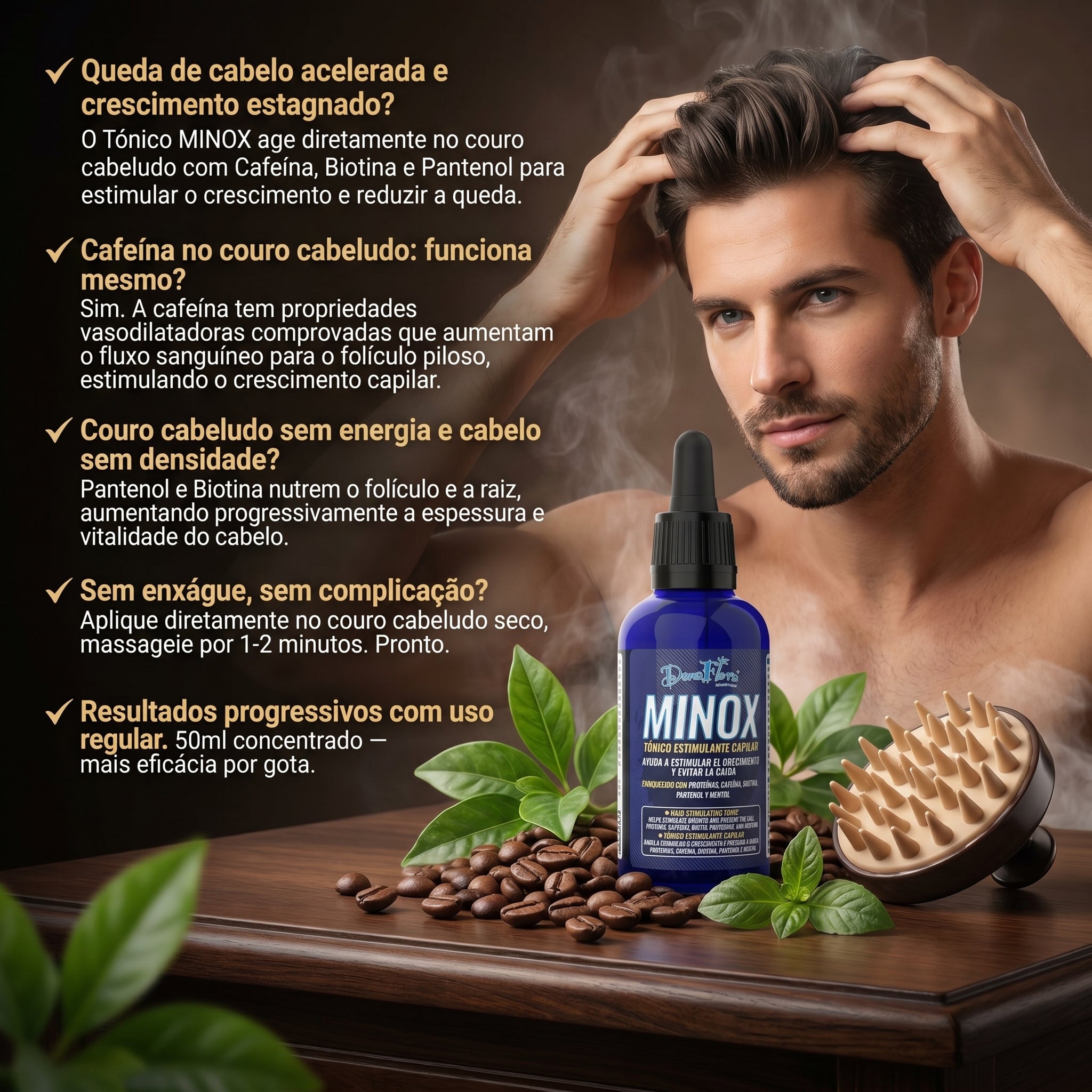 Dona Flora MINOX Tônico Capilar Crescimento & Anti-Queda 50ml