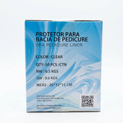 MS Professional Protetor Descartável para Bacia de Pedicure 50 Unidades