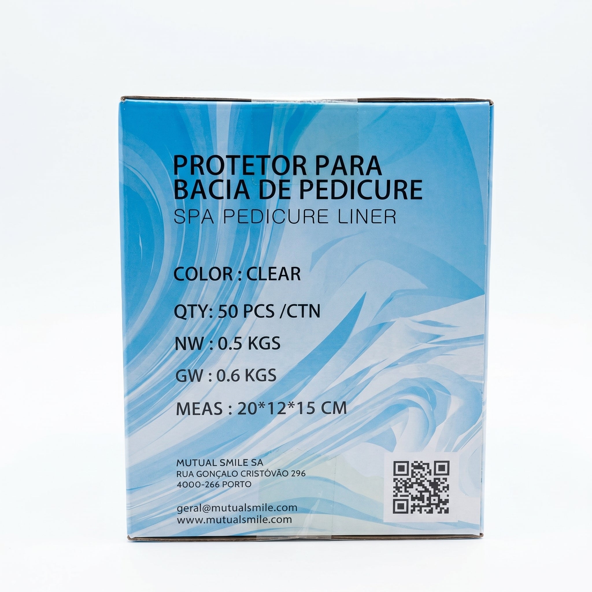 MS Professional Protetor Descartável para Bacia de Pedicure 50 Unidades