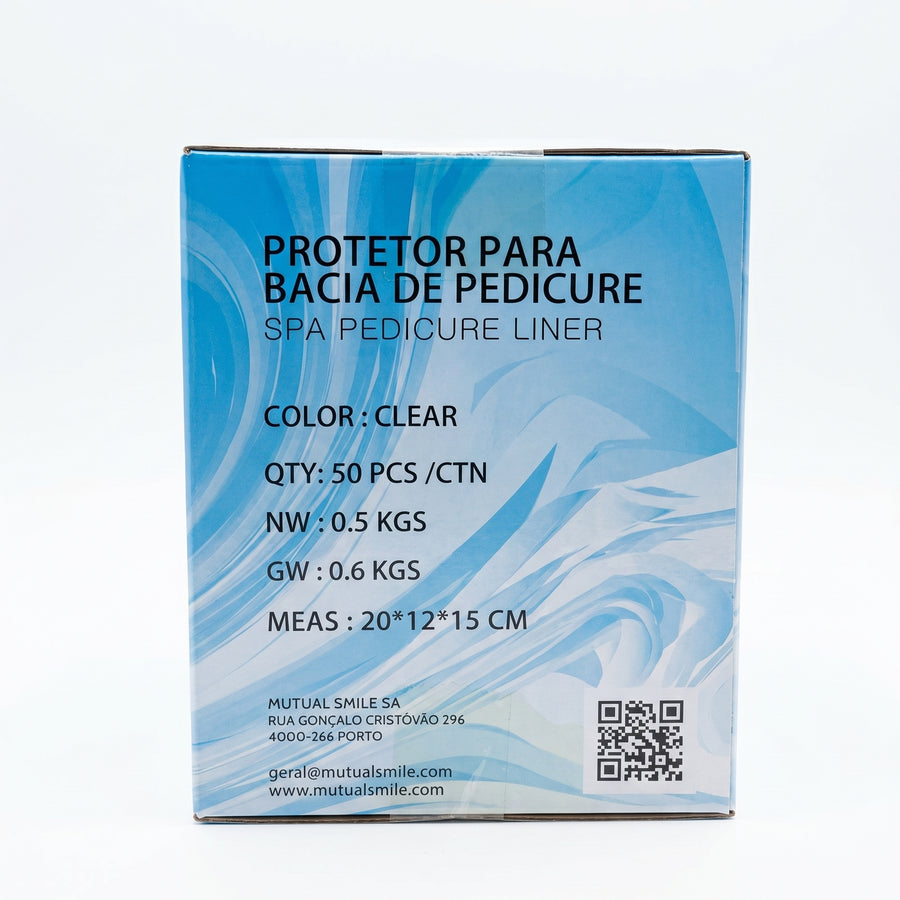 MS Professional Protetor Descartável para Bacia de Pedicure 50 Unidades