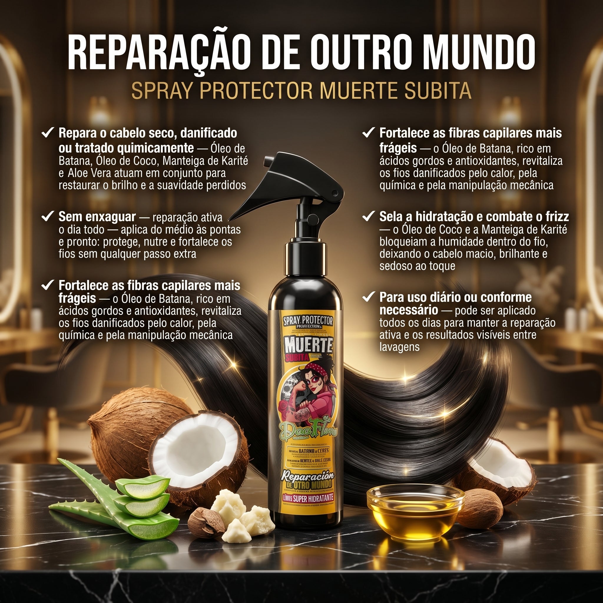 Dona Flora Muerte Súbita Spray Protector Super Hidratante 200ml
