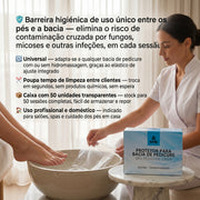 MS Professional Protetor Descartável para Bacia de Pedicure 50 Unidades