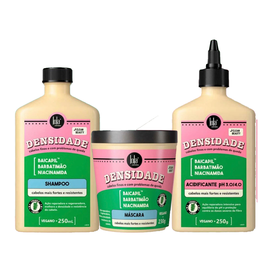 Lola Pack Densidade  Acidificante + Shampoo + Máscara