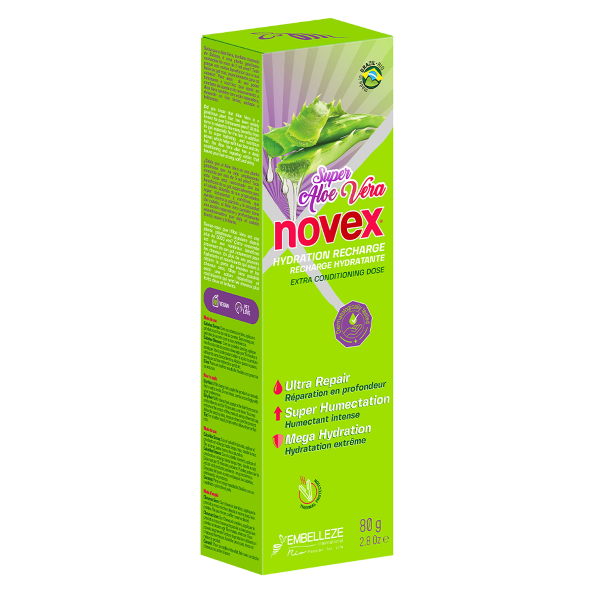 Novex Super Babosão Aloe Vera Recarga 80g - Ilha dos cosméticos