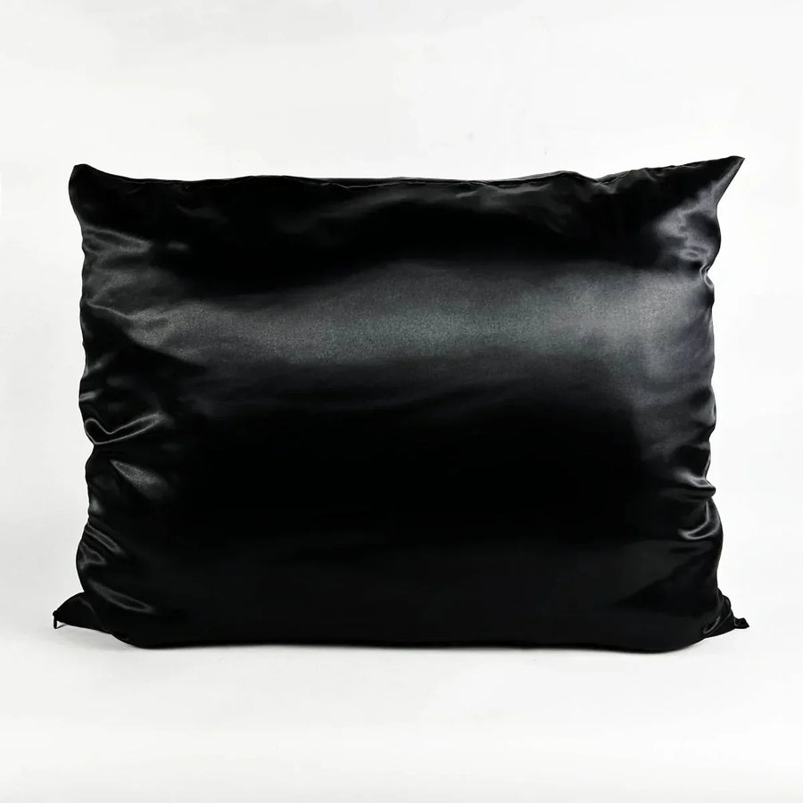Soulta Fronha Preta de Cetim Anti Frizz QUEEN SIZE 50X70