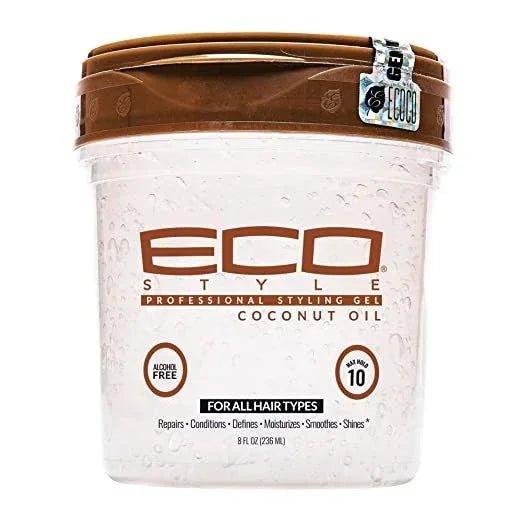 Eco Style Coconut Oil Gel 236ml - Ilha dos cosméticos