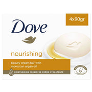 Dove Sabonete Sólido Hidratante Óleo de Argão 4x90g - Ilha dos cosméticos
