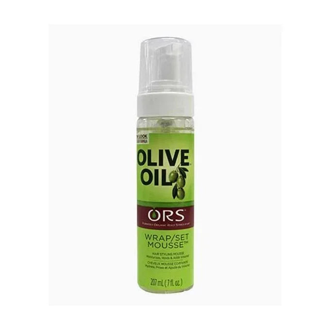 ORS Olive Oil Mousse Modelador para Cabelo Wrap/Set 207ml - Ilha dos cosméticos