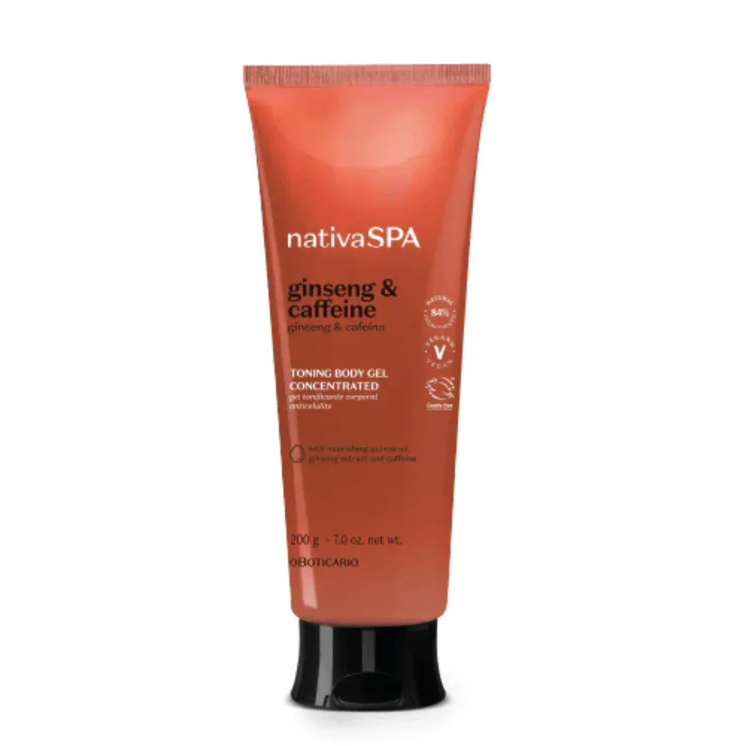 O Boticário Gel Corporal Tonificante Nativa SPA Ginseng & Cafeína 200g - Ilha dos cosméticos