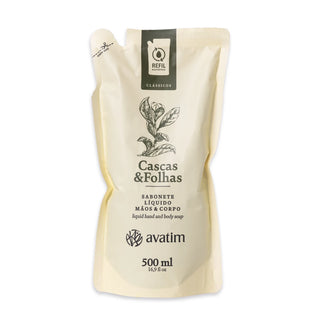 Avatim Cascas & Folhas Refil Sabonete Líquido 500ml