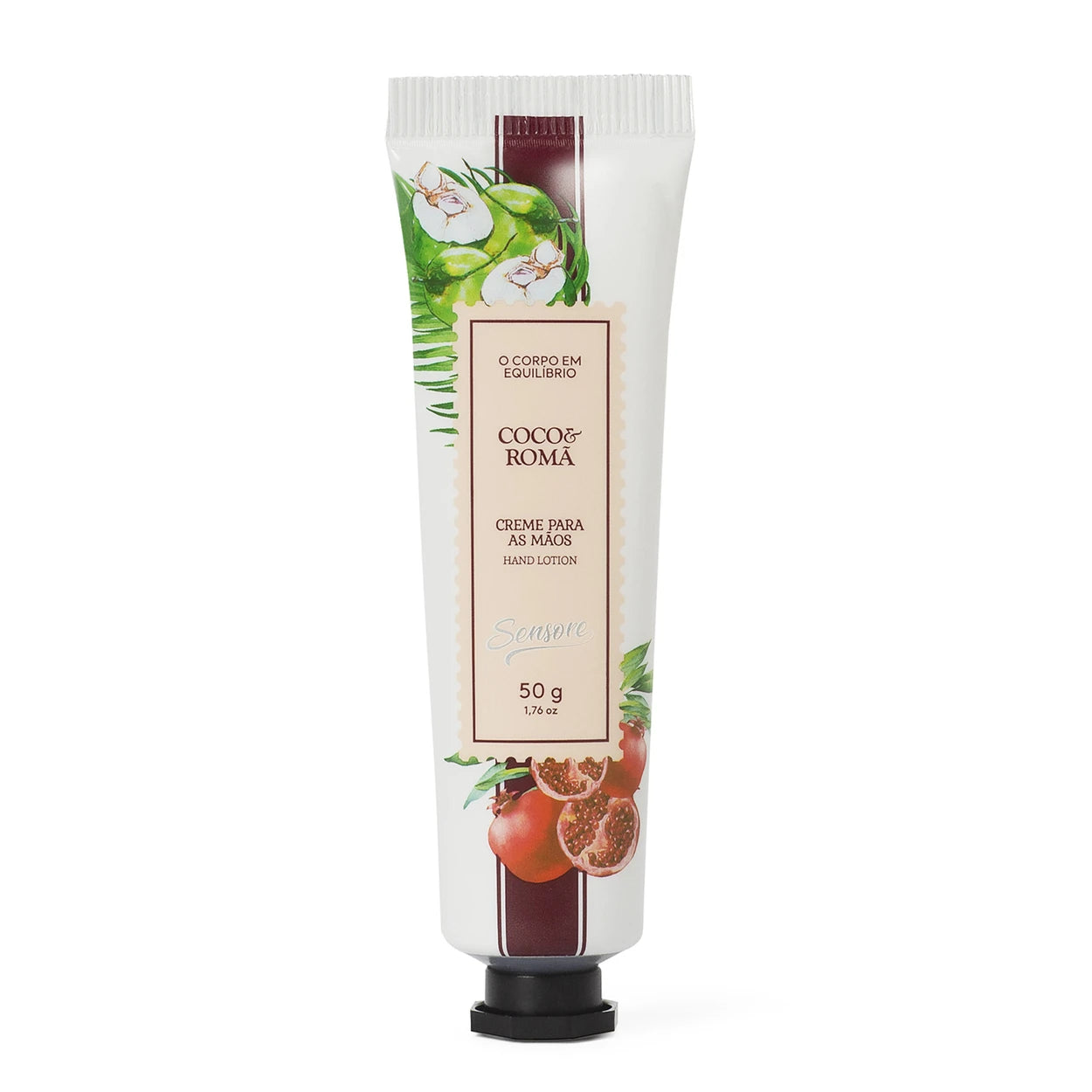 Avatim Creme Hidratante para Mãos Coco & Romã 50g Sensore