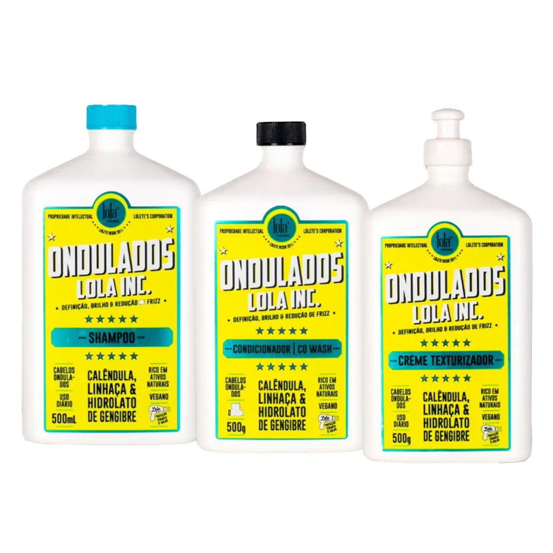 Lola Pack Ondulados  Shampoo + Condicionador + Texturizador