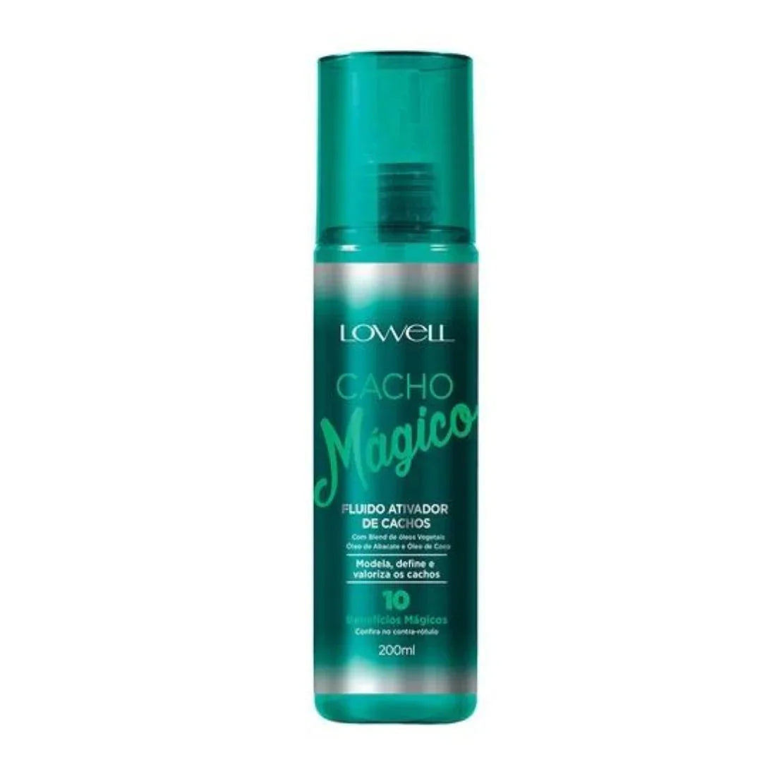 Lowell Cacho Magico Fluido Ativador 200ml - Ilha dos cosméticos