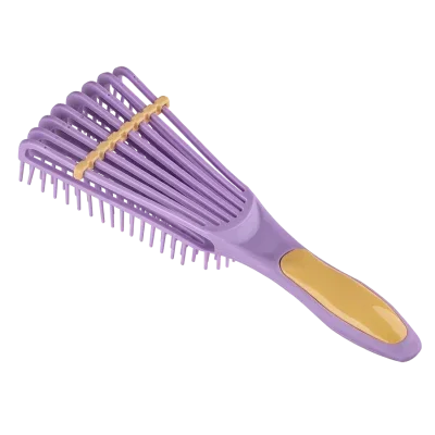 Dompel Escova Desembaraçadora Caracol Roxa