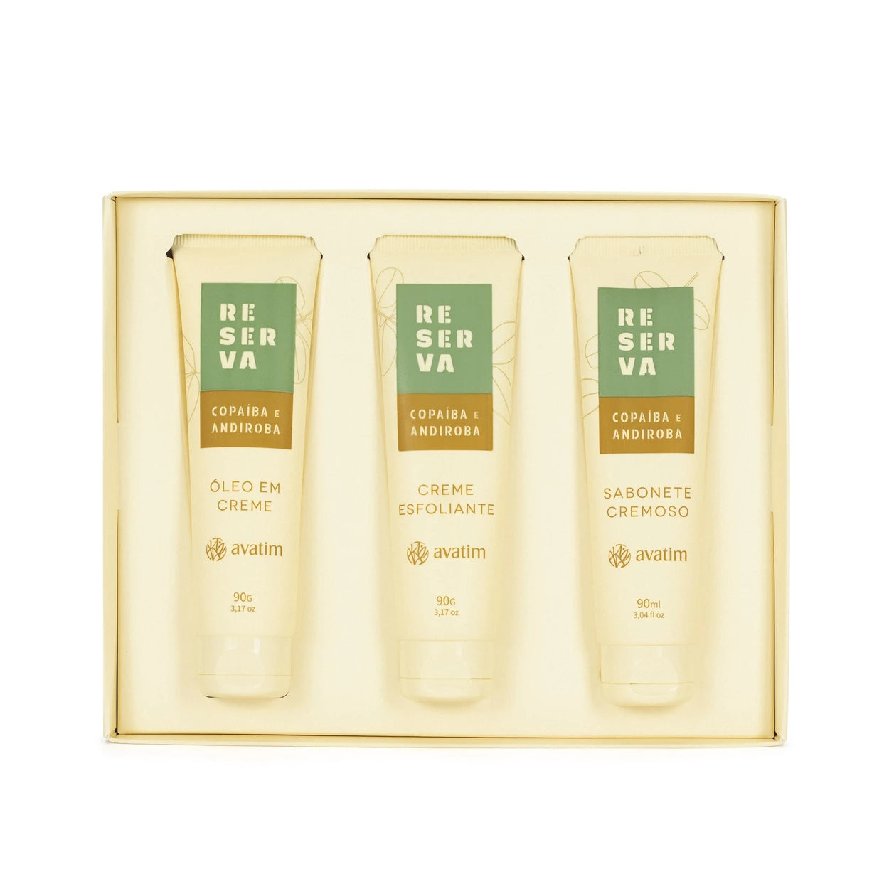 Avatim Reserva — Kit Banho de Bem-Estar Copaíba e Andiroba