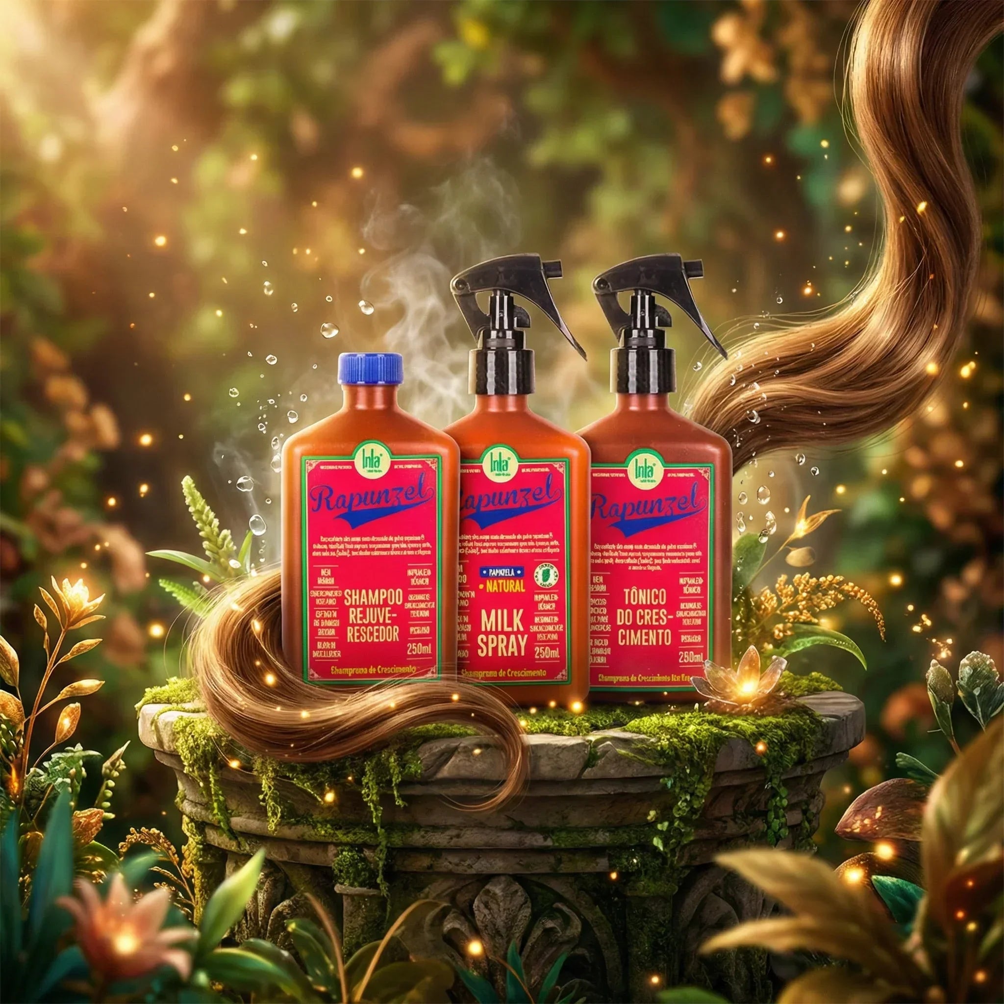 Lola Pack Rapunzel Crescimento Capilar Tónico + Shampoo + Milk