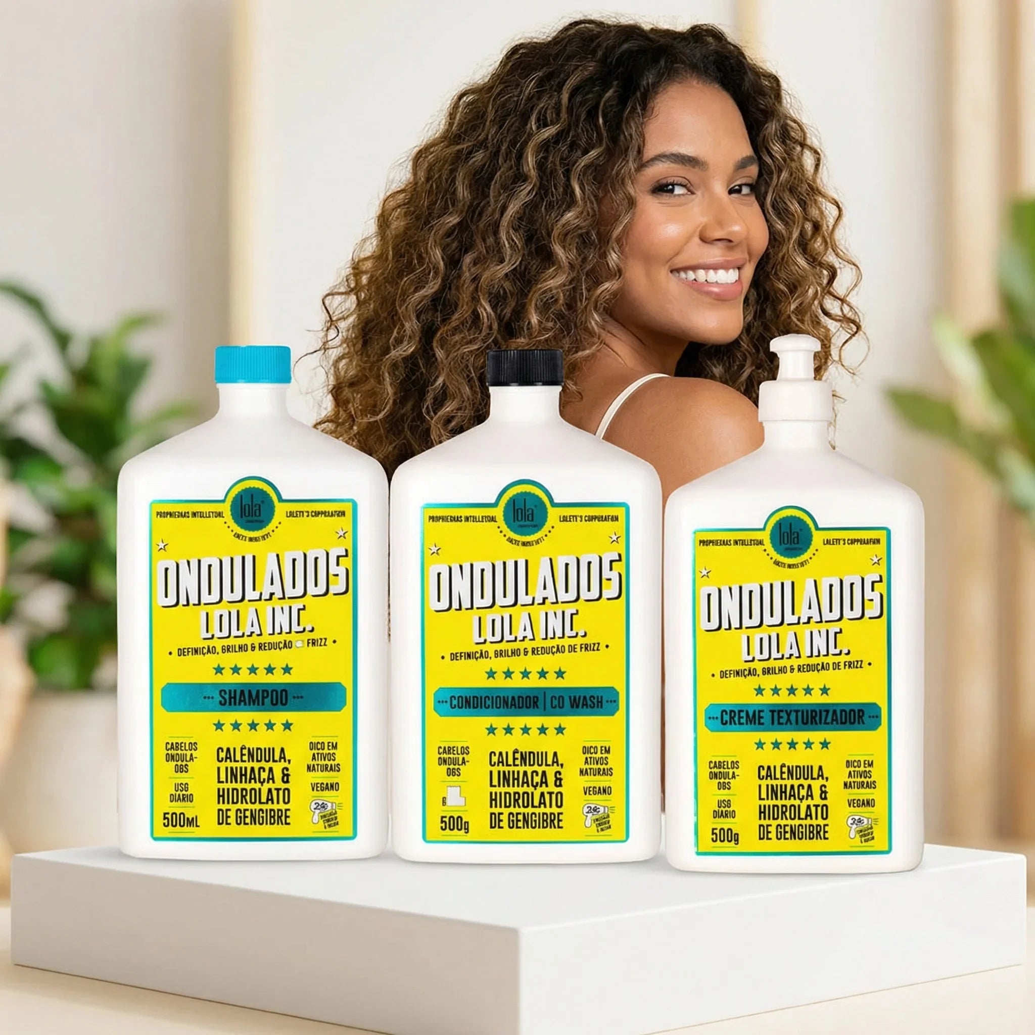 Lola Pack Ondulados  Shampoo + Condicionador + Texturizador