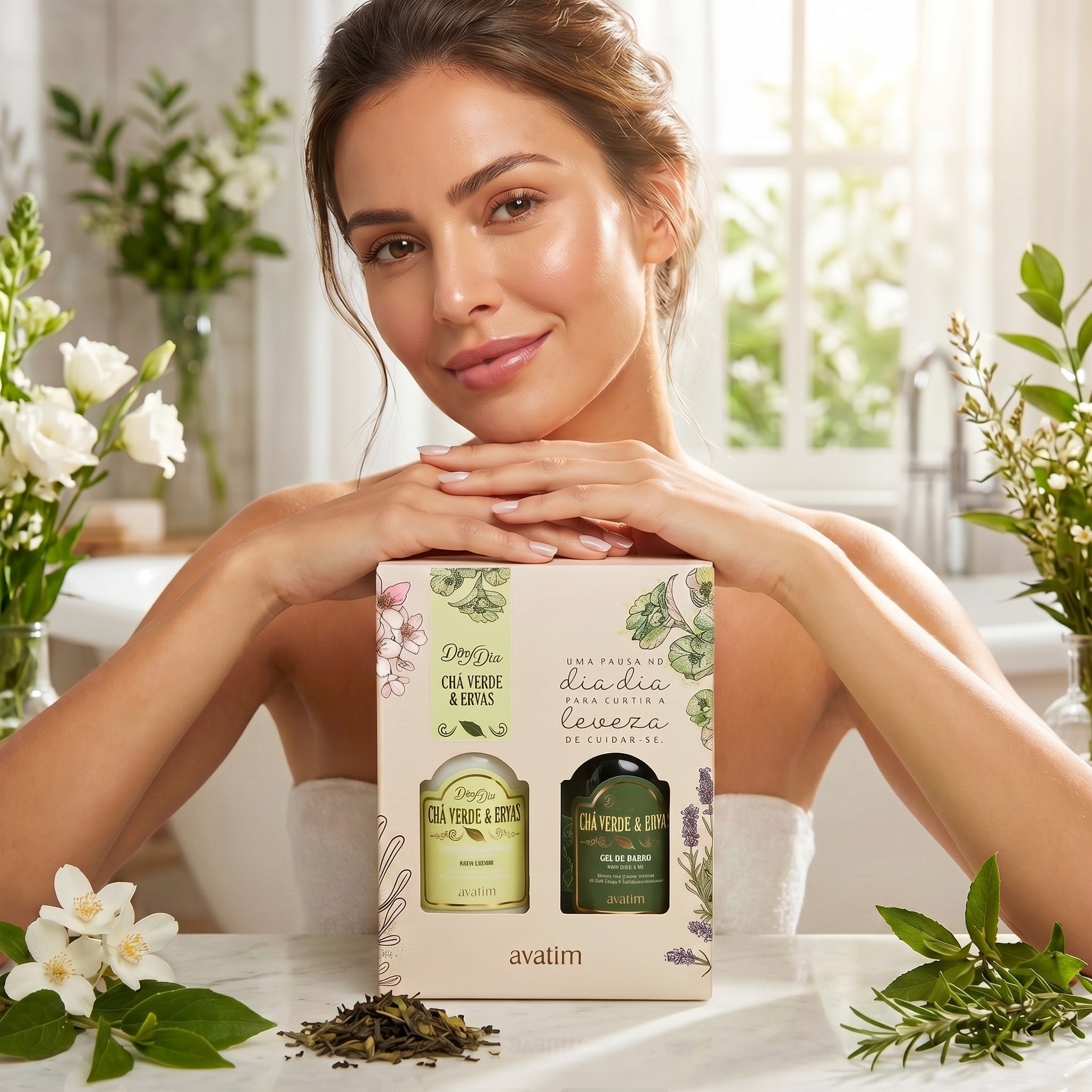 Avatim Kit Dia Dia Chá Verde & Ervas