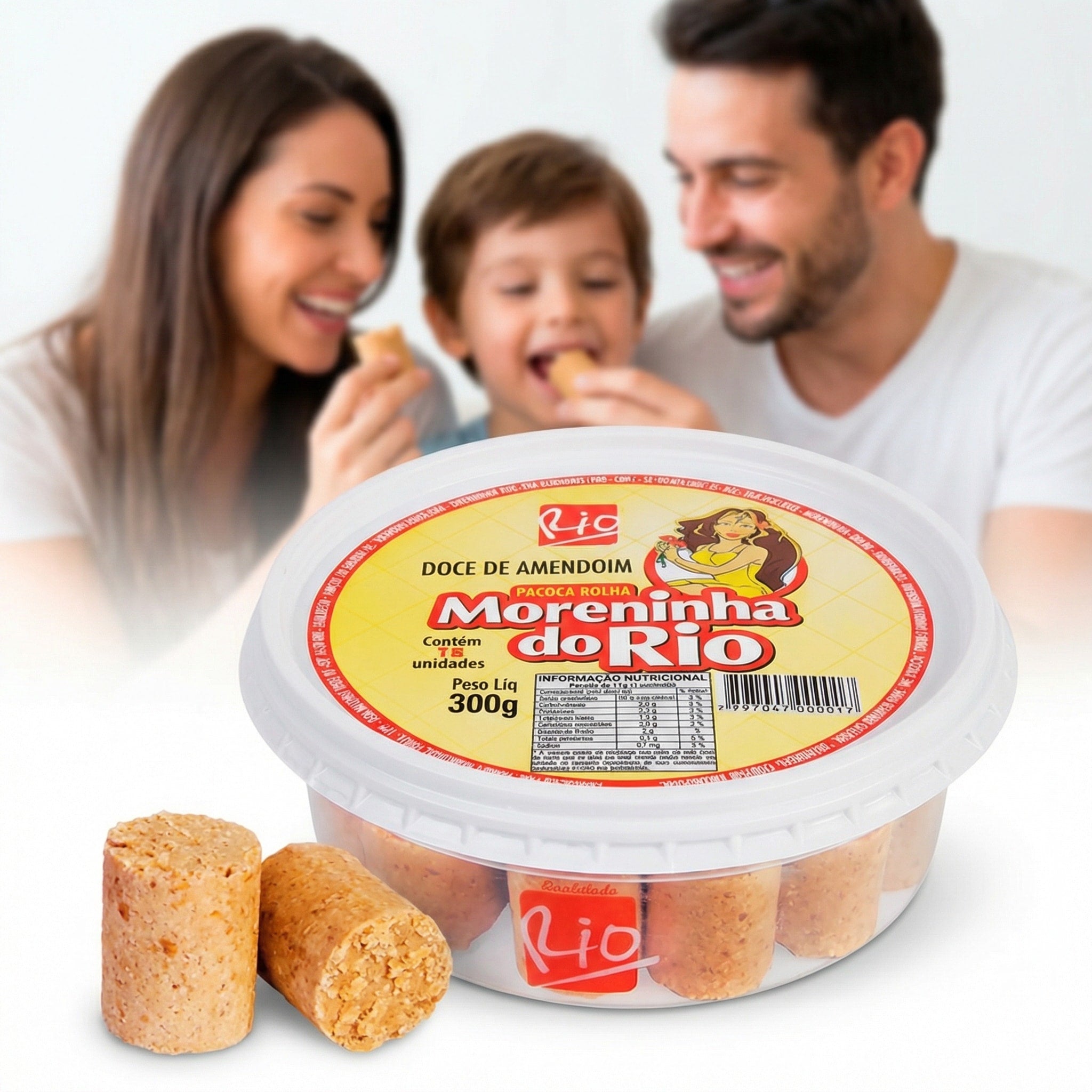 Moreninha do Rio Paçoca Rolha  300g