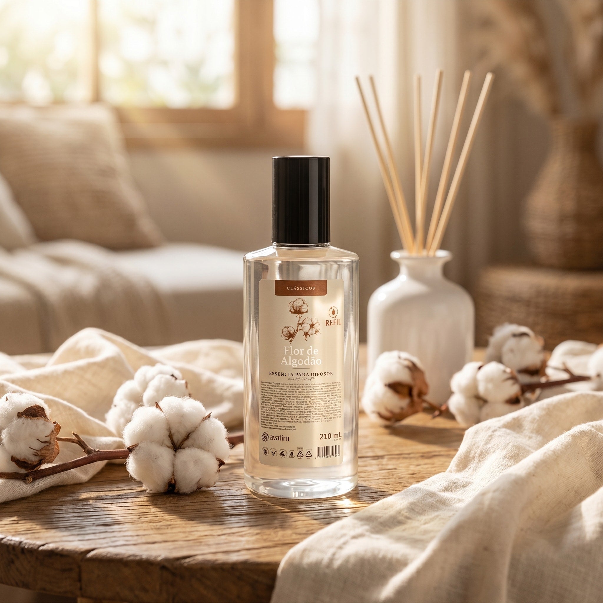 Avatim Essência para Difusor Flor de Algodão 210ml