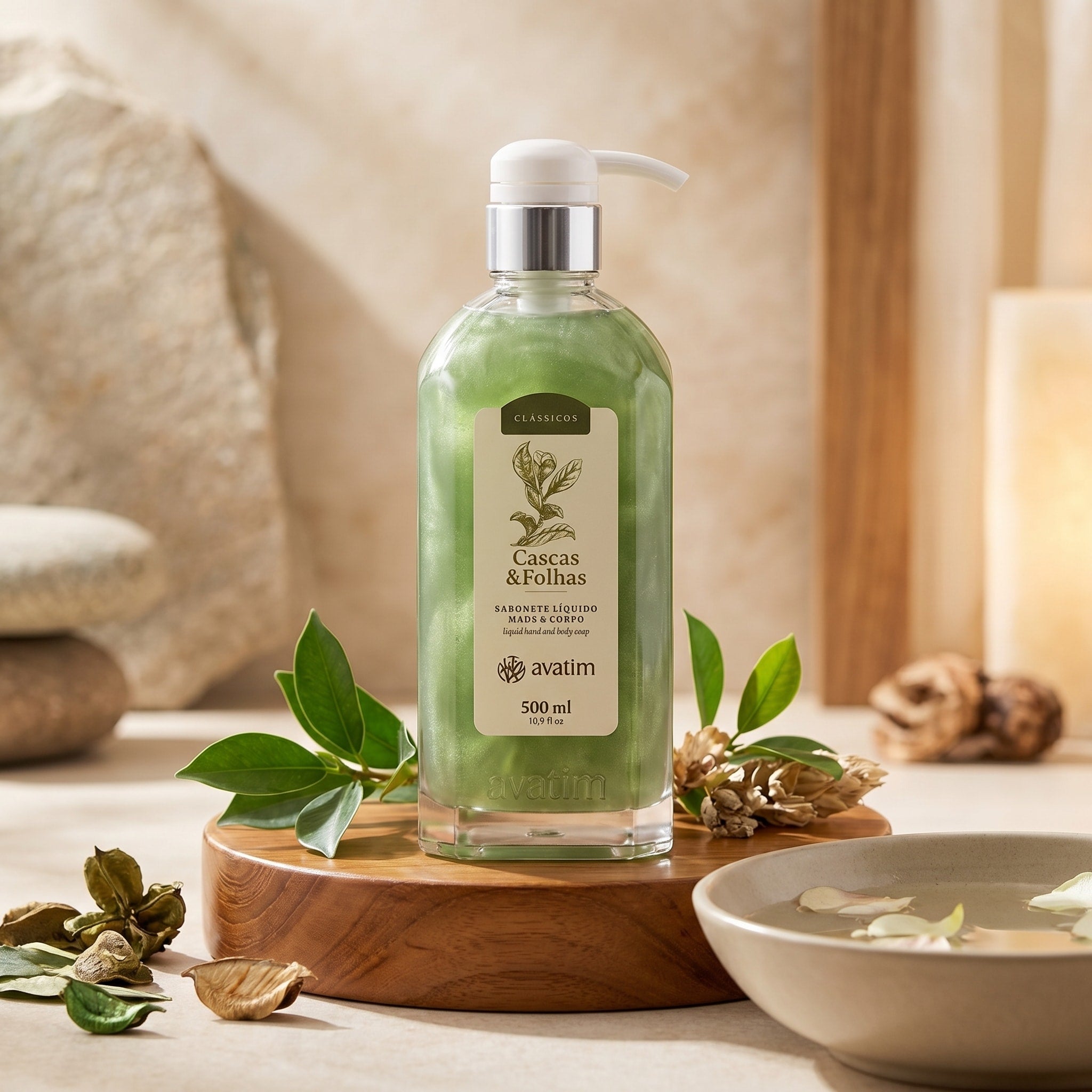 Avatim Sabonete Líquido Cascas & Folhas 500ml