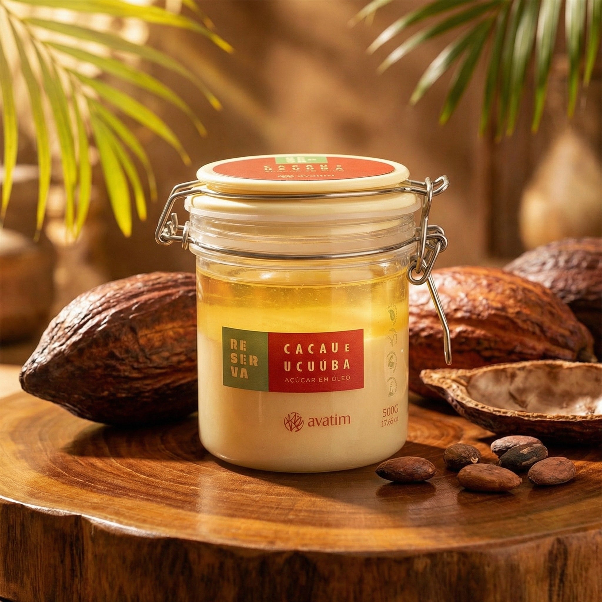 Avatim Açúcar em Óleo Cacau & Ucuuba 500g
