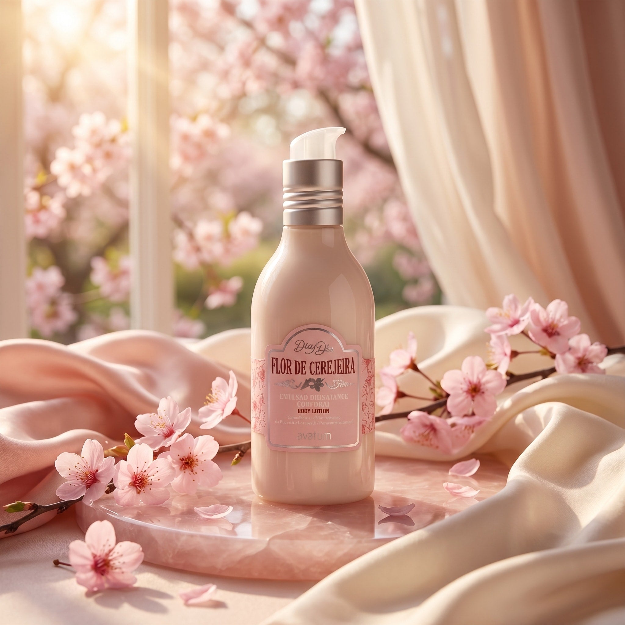 Avatim Emulsão Hidratante Flor de Cerejeira 300ml Dia Dia