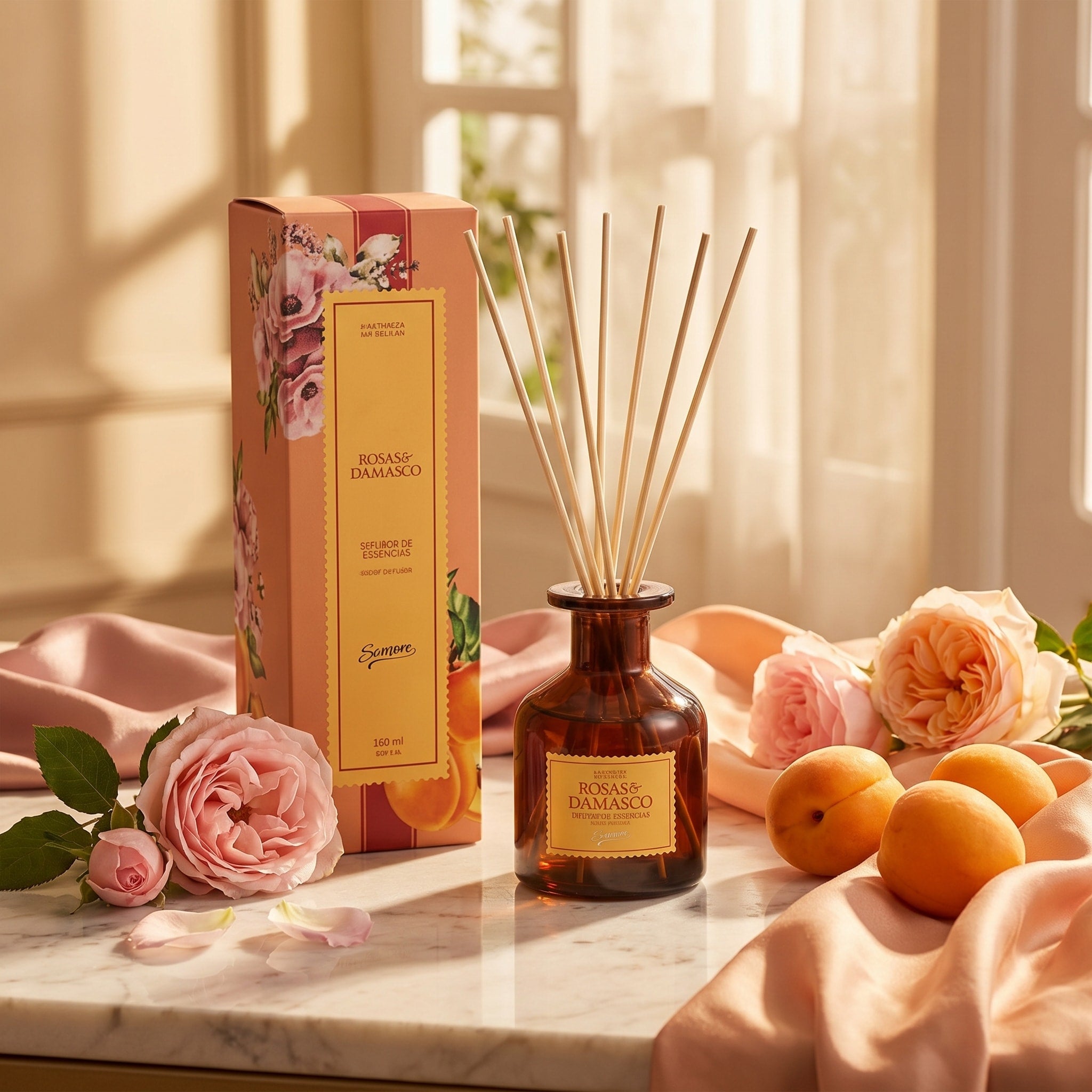 Avatim Difusor de Essências Rosas & Damasco 120ml Sensore