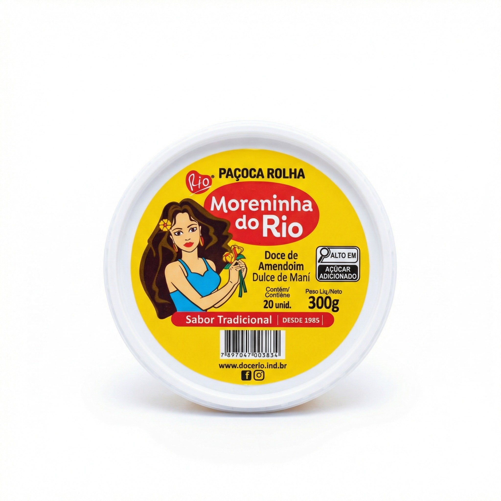 Moreninha do Rio Paçoca Rolha  300g