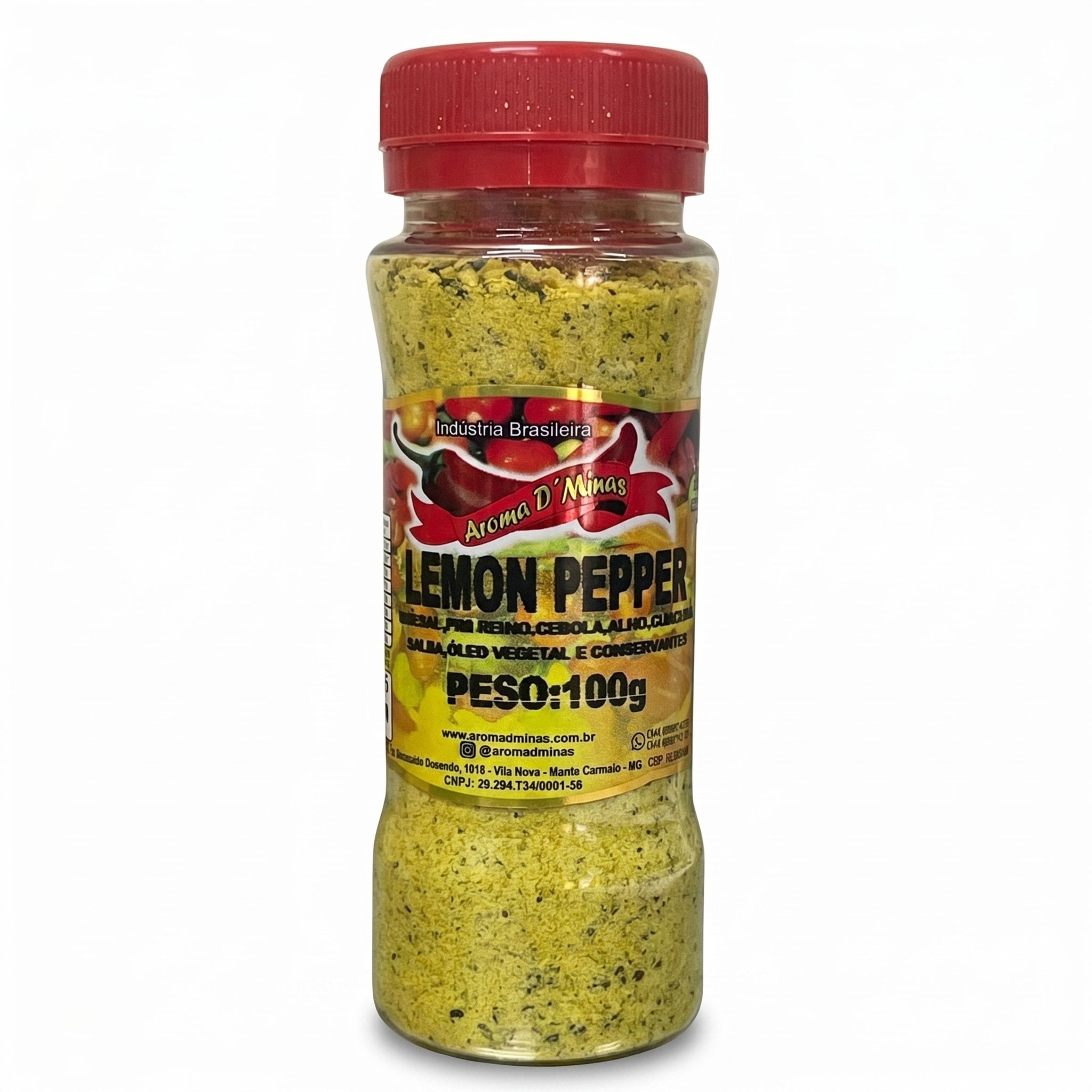 Aroma D’Minas Lemon Pepper Frasco 100g