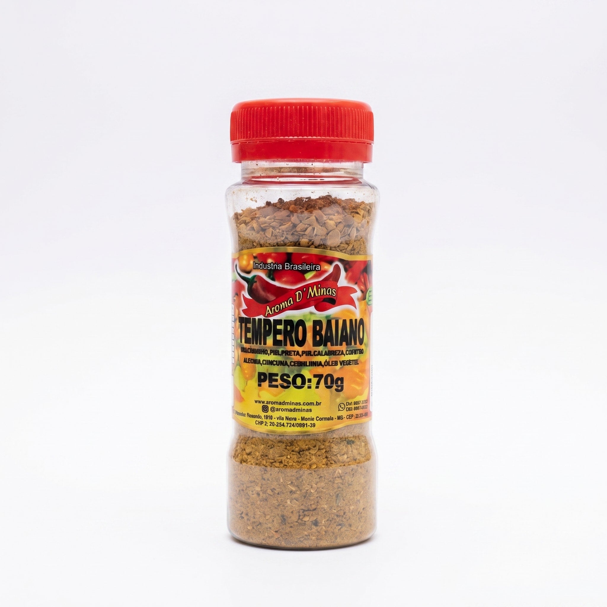 Aroma D’Minas Tempero Baiano Frasco 70g