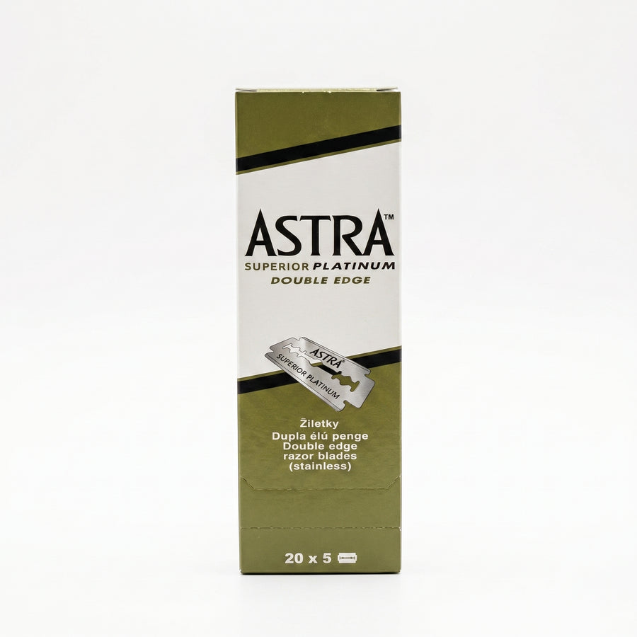 Astra Superior Platinum Lâminas Double Edge 100 unidades (20 × 5)
