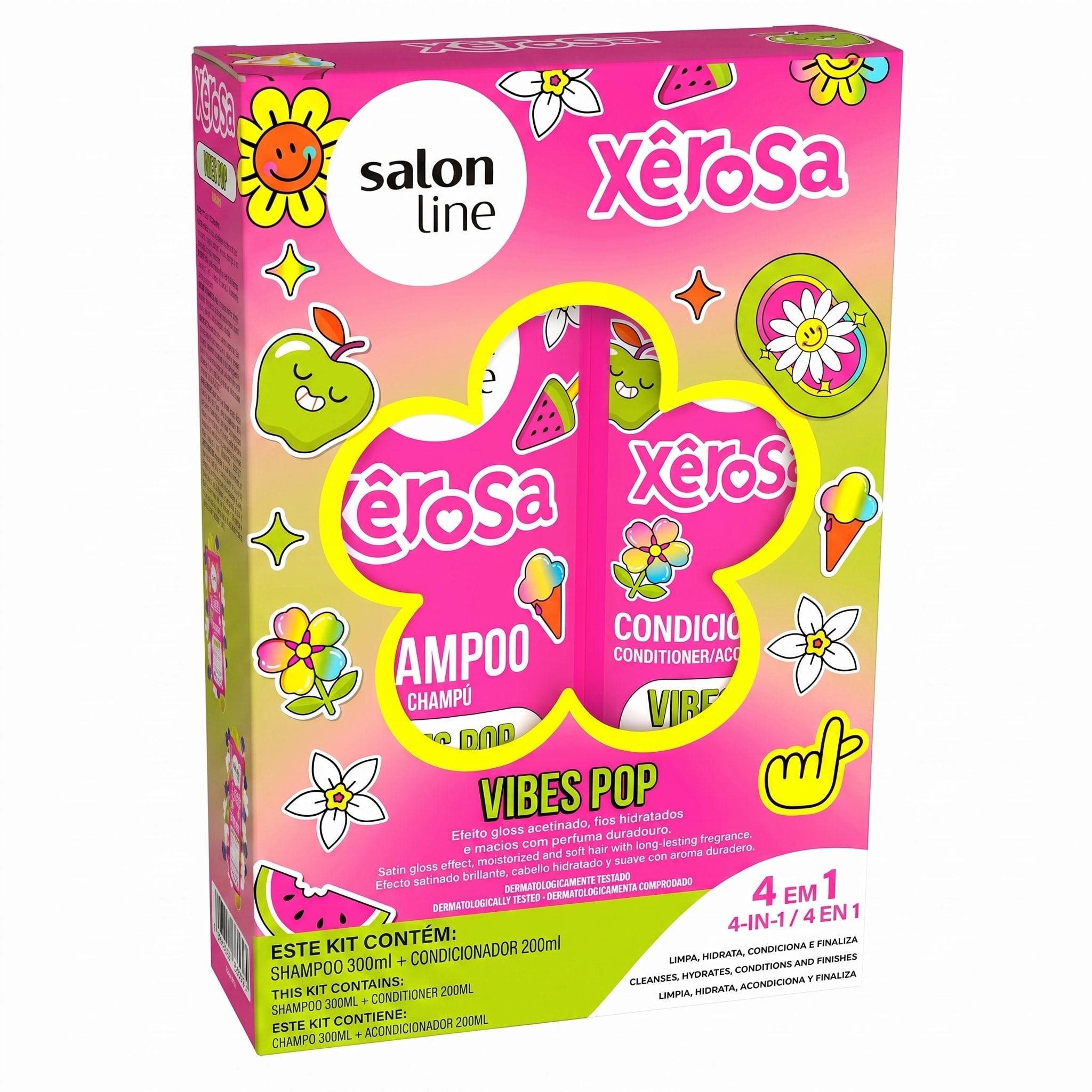 Salon Line Xêrosa Vibes POP Kit Shampoo + Condicionador 300ml + 200ml