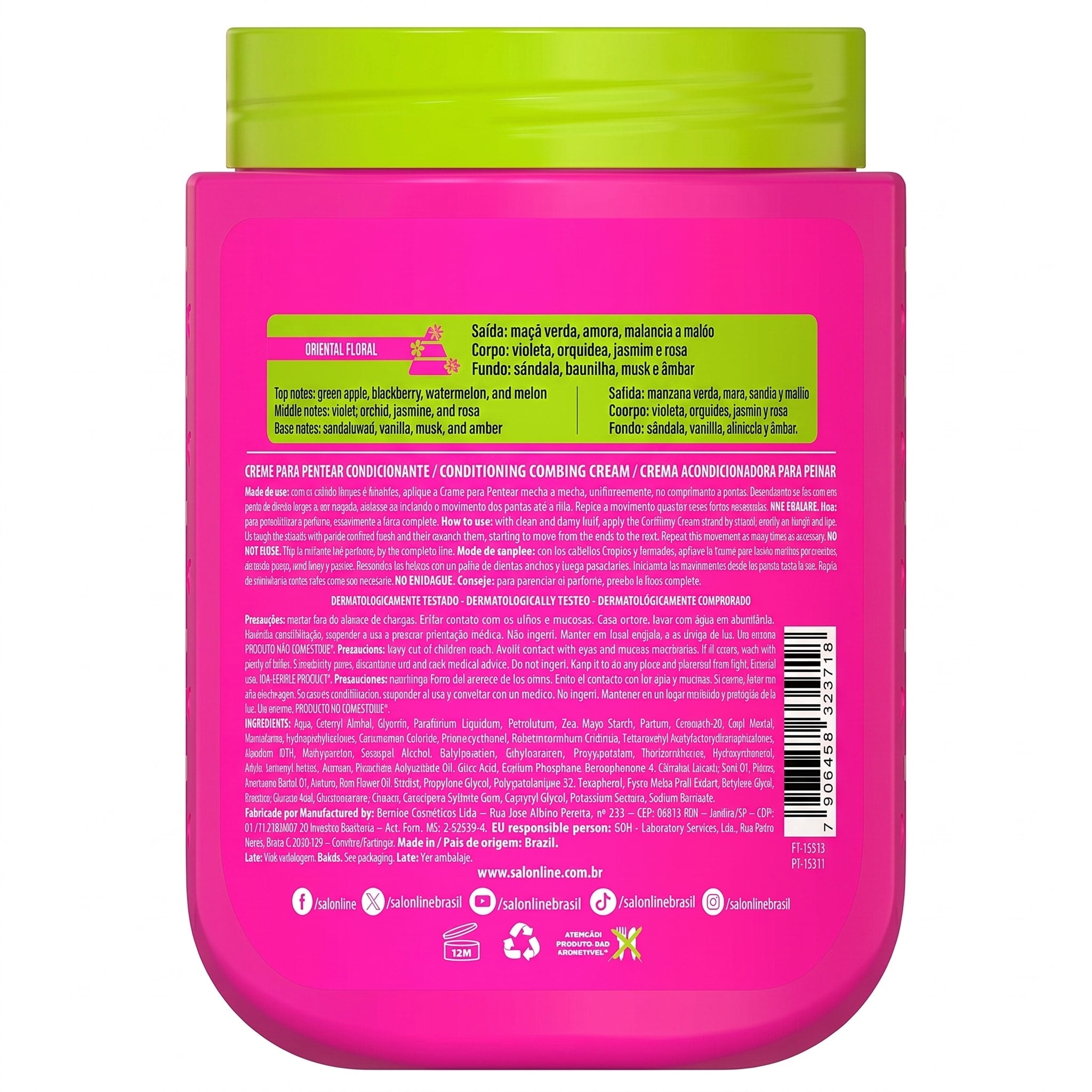 Salon Line Xêrosa Vibes POP Creme de Pentear 800g