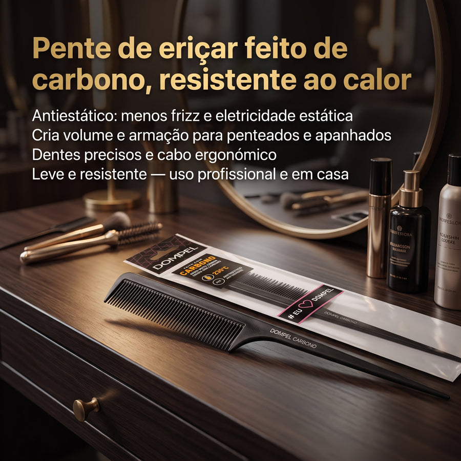 Dompel Pente Profissional Eriçar Carbono