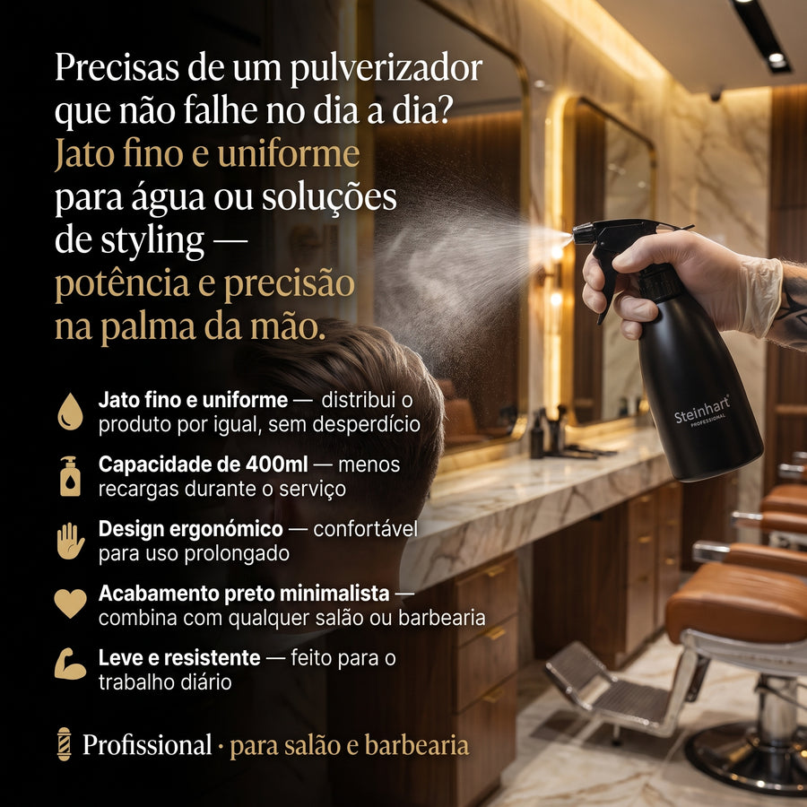 Pulverizador Profissional Preto 400ml