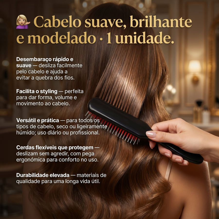 Escova Cabelo Desembaraçar e Styling